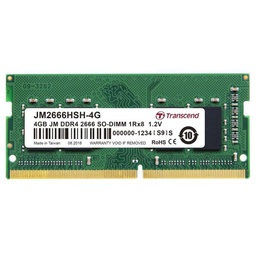 [JM2666HSH-4G] 4GB JM DDR4 2666 SO-DIMM 1RX8