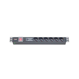 [309145] PDU 1U 6 UNIVERSAL SOCKETS WITH PROT.SWITCH