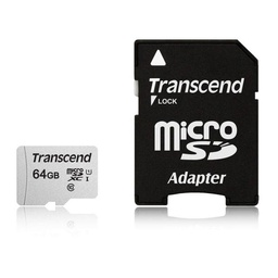 [TS64GUSD300S-A] 64GB UHS-I U1 MICROSD WITH ADAPTER