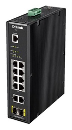 [DIS-200G-12PS] 12 PORT L2 INDUSTRIAL SMART