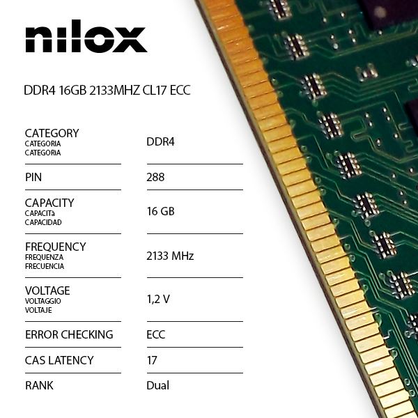 RAM DDR4 16GB 2133MHz etc cl17