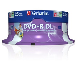 [43667/25] SPINDLE 25 DVD+R D.LAYER 8.5GB 8X