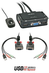 [42342] KVM COMPACT SWITCH VGA USB 2.0 A