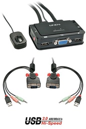 [42342] KVM COMPACT SWITCH VGA USB 2.0 A