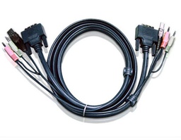 [2L-7D02U] USB DVI-D KVM CABLE 1.8M