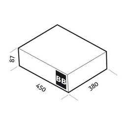 [BBSER72A5] BATTERY BOX FOR SENTINEL RACK