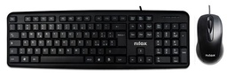 [NXKM0000003] KIT CT20 KEYBOARD + MOUSE USB BLACK