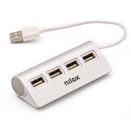 [NXHUB04ALU2] 4 PORT USB 2.0 ALUMINUM HUB