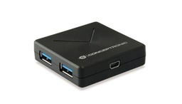 [HUBBIES02B] 4-PORT USB 3.0 HUB  DETACH. CABLE