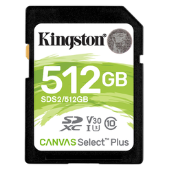 [SDS2/512GB] 512GB SDXC CANVAS SELECT PLUS