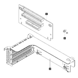 [7XH7A02680] THINKSYSTEM SR550 PCIE RISER 1 KIT