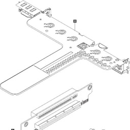 [7XH7A02682] Y3 X8/X16 PCIE LP+LP RISER 1