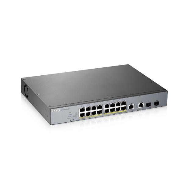 SWITCH MANAGED CCTV:16 PORTE GIGABI