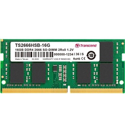 [TS2666HSB-16G] 16GB DDR4 2666 SO-DIMM 2RX8 1.2V