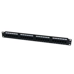 [C6PANEL24] PATCH PANEL CAT6 -24 PORTE 1U