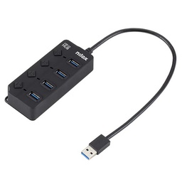 [NXHUB-05] 4 PORT USB HUB 3.0 SWITCH