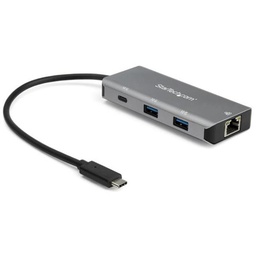 [HB31C2A1CGB] 3-PORT USB-C HUB WITH GBE