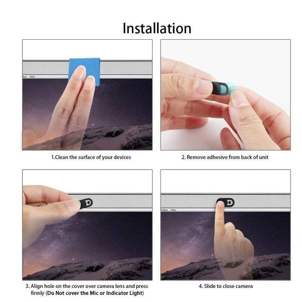 Webcam Covers Privacy 3pz White