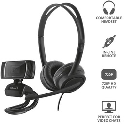 [24036TRS] DOBA SET OFFICE WEB CAM + HEADPHONES