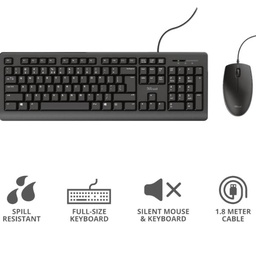 [23976] TKM-250 KEYBOARD AND MOUSE SET IT