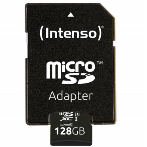 Micro SD with 128GB UHS adapter