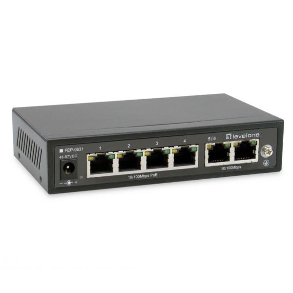 6-PORT FAST ETHERNET POE SWITCH