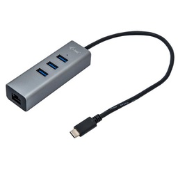 [C31METALG3HUB] USB-C METAL 3 PORT+ETHERNET ADAPT