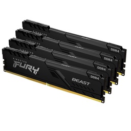 [KF426C16BBK4128] 128GB2666MHZDDR4DIMMKIT4F.BEASTBLAC