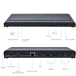 [CATRIPLE4KDOCIT] USB-C/USB3 3X 4K HDMI LAN 5XUSB3.0