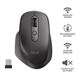 [23812] Ozaa Rehargeable Mouse Black