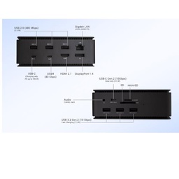 [USB4DUAL4KDOCPD] USB 4.0 M.DOCK DUAL4K HDMI DP+PD80W