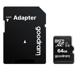 [M1AA-0640R12] 64GB Micro Card CL 10 UHS I