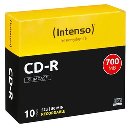 [1001622] CD-R 700 MB/80 M.52X SLIM CASE 10PCS