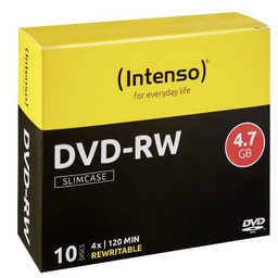 [4201632] DVD-RW 4.7GB 4X SLIM CASE 10PZ.