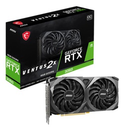 [RTX3060V2X-8GOC] GEFORCE RTX 3060 VENTUS 2X 8G OC