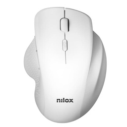 [NXMOWI3002] ERGONOMIC WIRELESS MOUSE NILOX WHIT