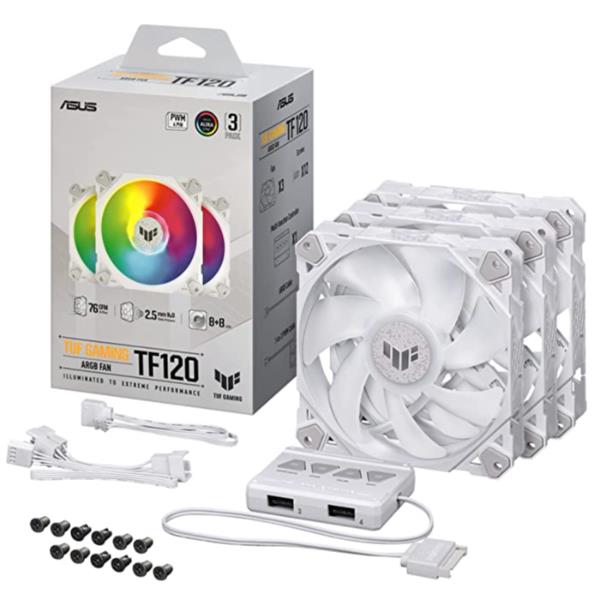 Tuf Gaming TF120 Argb White 3in1