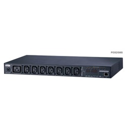 [PE8208G-ATA-G] 8-OUTLET 1U ECO PDU  METERED AND SW