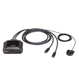 [US3312-AT] KVM DISPLAYPORT 4K USB-C 2 PORT