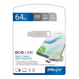[P-FDI64GDULINKT] DUO LINK USB 3.2 TYPE-C 64GB