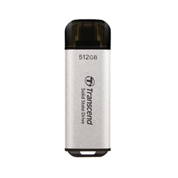 [TS512GESD300S] 512GB EXTSSD USB10GBPS TYPEC SILVER