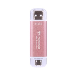 [TS512GESD310P] 512GB EXTSSD USB10GBPS TYPEC/A PINK