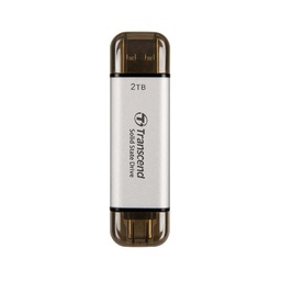 [TS2TESD310S] 2TB EXTSSD USB10GBPS TYPEC/A SILVER