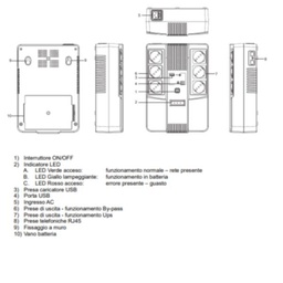 [EL-MULTISTATION] MULTIPRESA 1000VA 600W