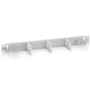 19" CABLE MANAGEMENT PANEL 1U WITH