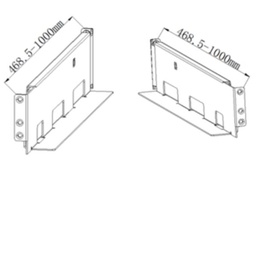 [EL-RAILKIT] KIT 2 STAFFE DI SUPPORTO