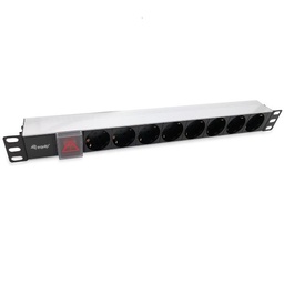 [333293] POWER STRIP 8BAY CEE7/4 W. SWITCH,