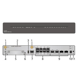 [50010485-001FT] AR651W,2*GE COMBO WAN,8*GE LAN