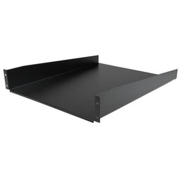 [CABSHELF22] 19&quot; 2U BLACK RACK SHELF