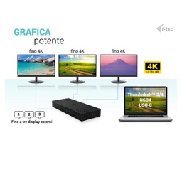 [CTRIPLE4KDOCPIT] USB3.0/USB-C/ THUNDER3X 4K+P.D.100W